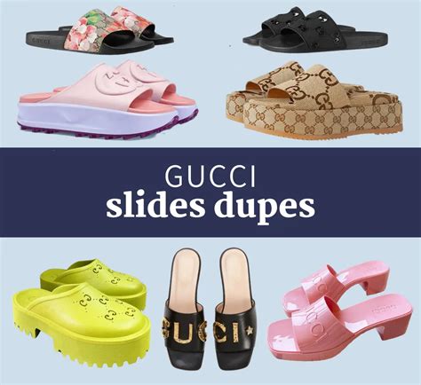 fake gucci princetown slides|Gucci mini slide dupe.